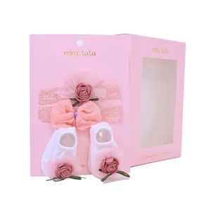 Pink Rose Ribbon and Bow Gift Set