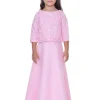 Pink Yasmina 2pc Organza Outfit