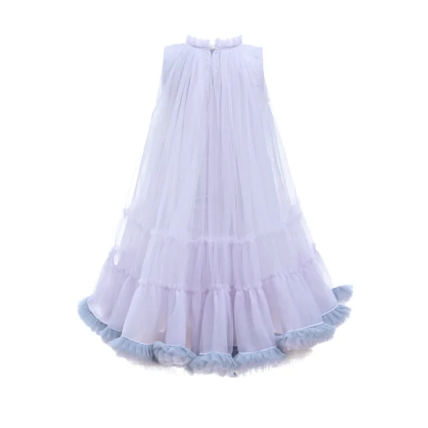 Purple Bow Tulle Frill Dress