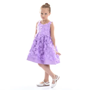 Purple Lago Floral Dress