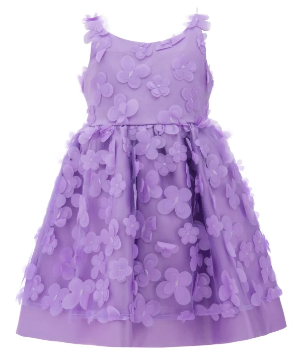 Purple Lago Floral Dress