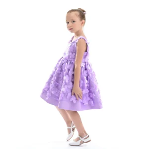 Purple Lago Floral Dress