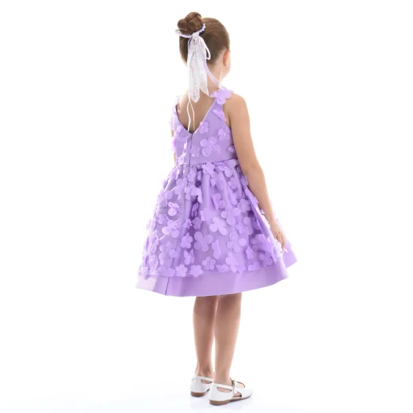 Purple Lago Floral Dress