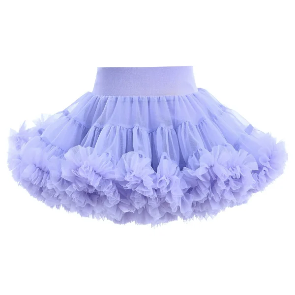 Purple Lavender Bow Tulle Skirt