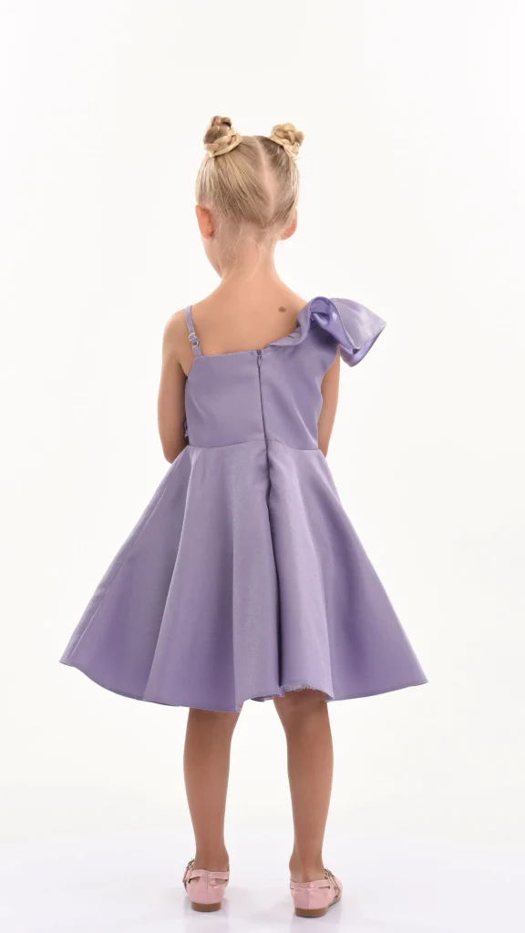 Purple Riviera Off Shoulder Ruffle Dress