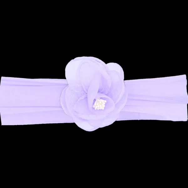 Purple Sparkling Rose Headband