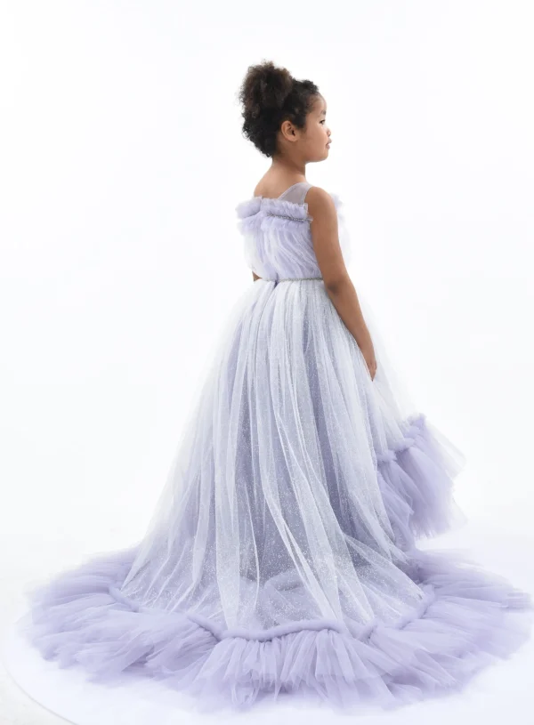 Purple Thelma Tulle Gown