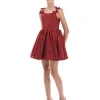 Red Bow Dumont Dress