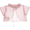 Rose Mesh Ruffle Cardigan