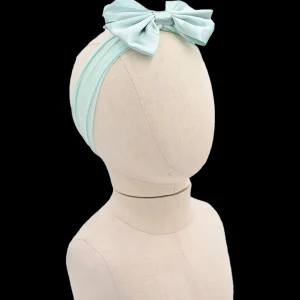 Sage Satin Ribbon Headband