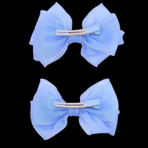 Shimmering Bow Hairclip Set