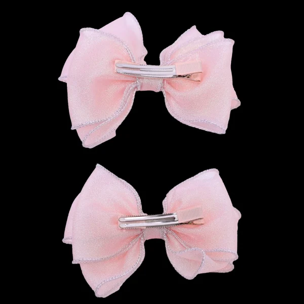 Shimmering Bow Hairclip Set