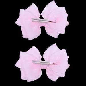 Shimmering Bow Hairclip Set