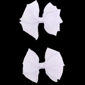 Shimmering Bow Hairclip Set