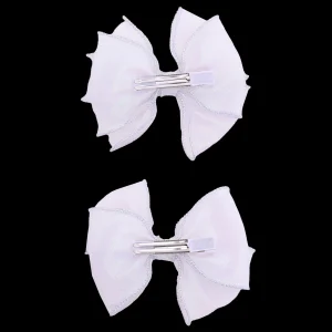 Shimmering Bow Hairclip Set