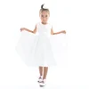 White Adeline Satin Dress