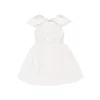 White Alondra Quilted Teacup Dress