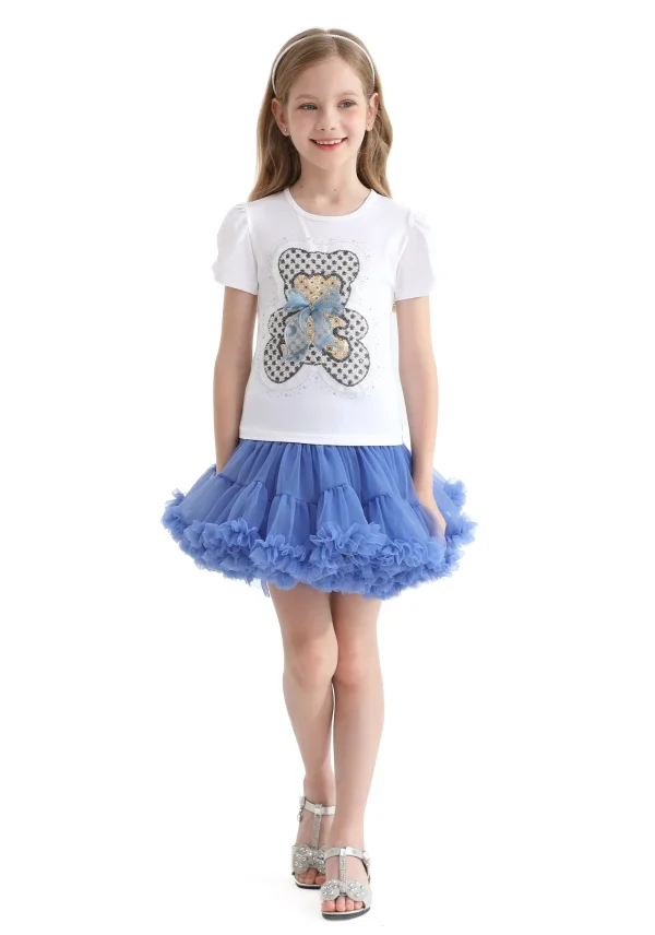 White Bear Applique T-Shirt