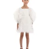 White Bell Mariposa Dress