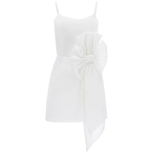 White Bow Livonia Dress