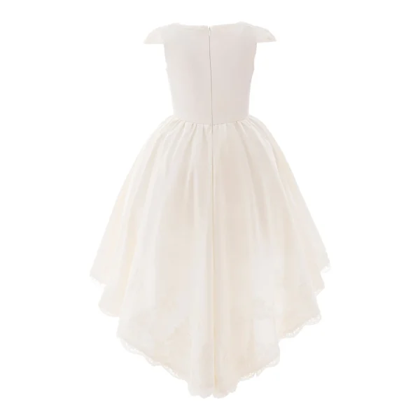 White Cresci Hilo Bow Dress