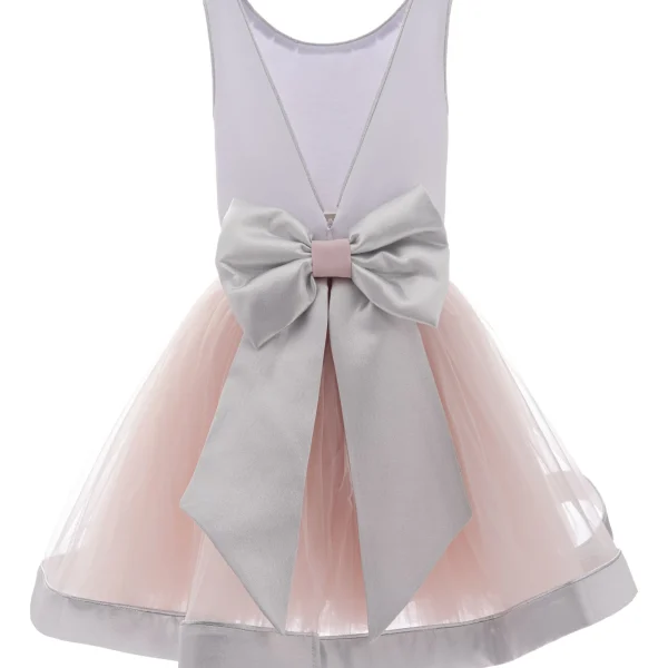 White Emory Bow Dress