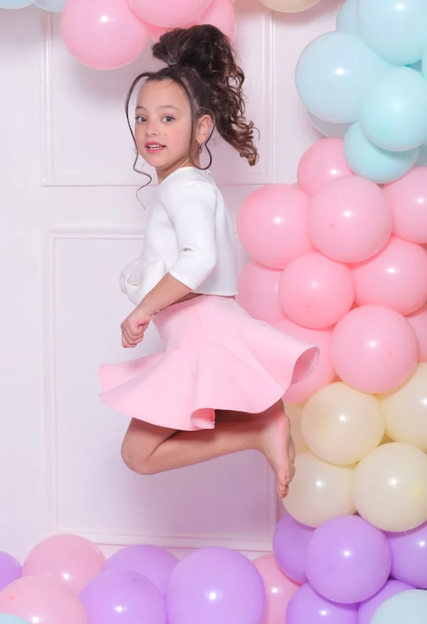White Jessica Bow Applique Outfit