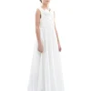 White Lenelle Rose Applique Gown