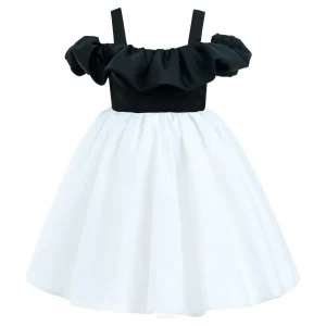 White Marbella Summer Bow Dress