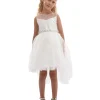 White Sabrina Glitter Tulle Dress