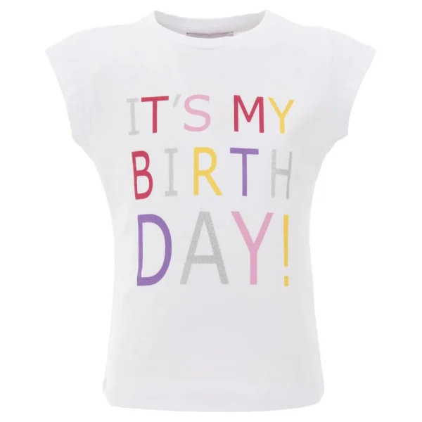 White Silver Birthday T-Shirt