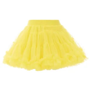 Yellow Bow Tutu Skirt